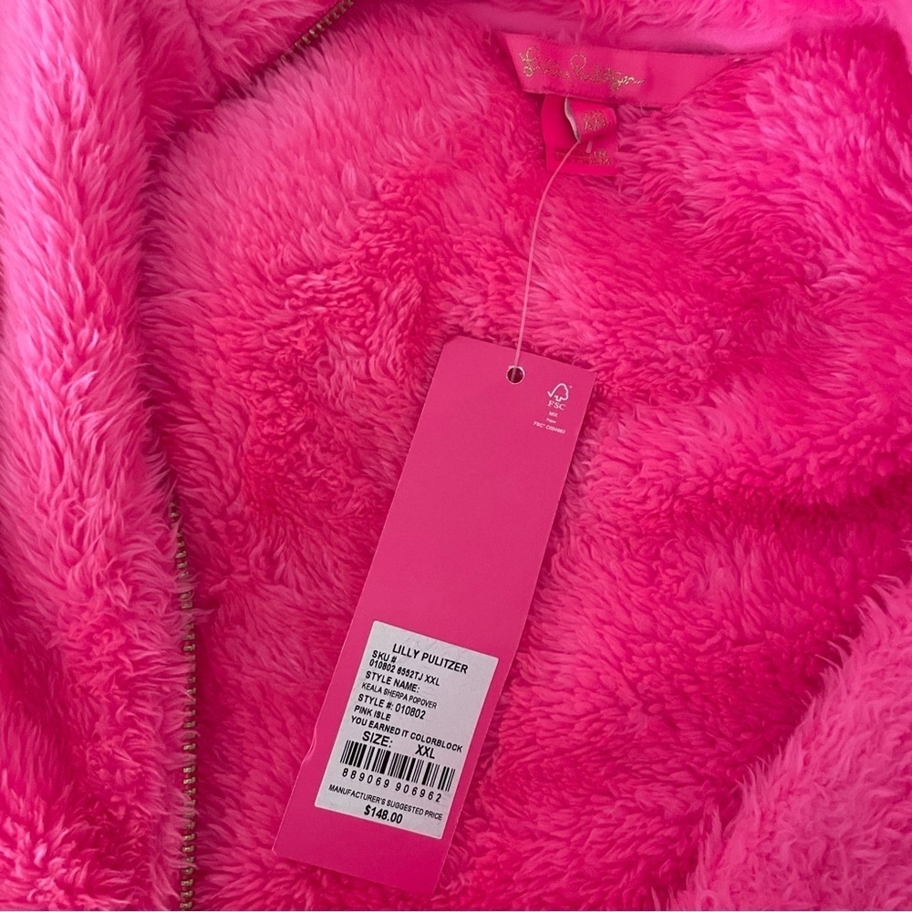 Lilly Pulitzer Keala Sherpa Popover Sweatshirt Size XXL NWT - Picture 10 of 16